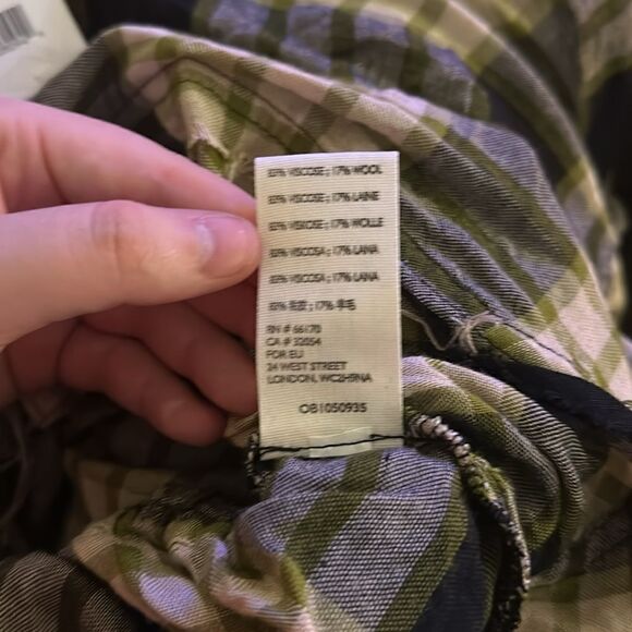 NWT Free People Women’s Flannel Top - Picture 6 of 6